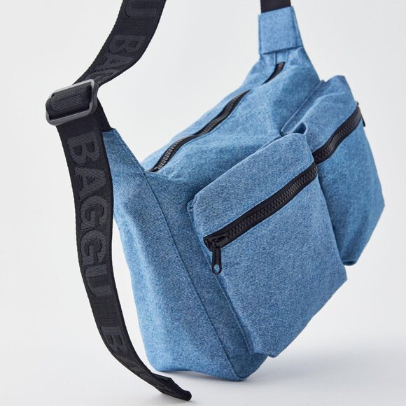 NWT Baggu Medium Cargo Crossbody - Digital Denim - Picture 3 of 4